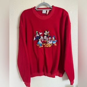 Vintage Disney Embroidered Crewneck Fleece